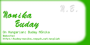 monika buday business card